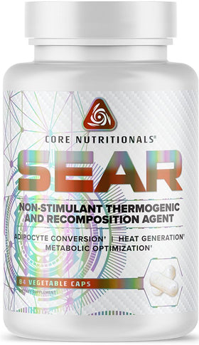 Core Nutritionals SEAR Non-Stimulant Thermogenic and Recomposition Agent|Fat Burner|Bodyandfitness.com