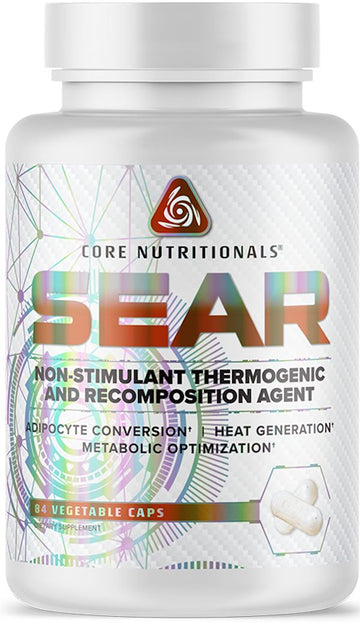 Core Nutritionals SEAR Non-Stimulant Thermogenic and Recomposition Agent|Fat Burner|Bodyandfitness.com