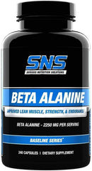 Serious Nutrition Solutions SNS Beta-Alanine 240 Caps|beta alanine|Bodyandfitness.com