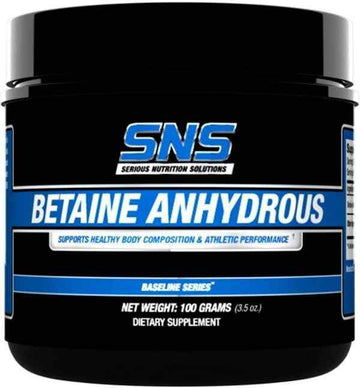 Serious Nutrition Solutions SNS Betaine Anhydrous 100 grams|Betaine Anhydrous|Bodyandfitness.com