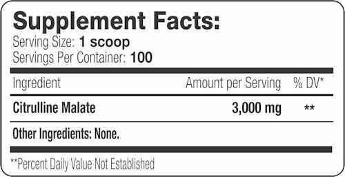 Serious Nutrition Solutions SNS Citrulline Malate Powder 100 servings|Citrulline|Bodyandfitness.com