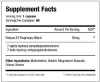 SNS Lean Muscle SNS Reduce XT fact
