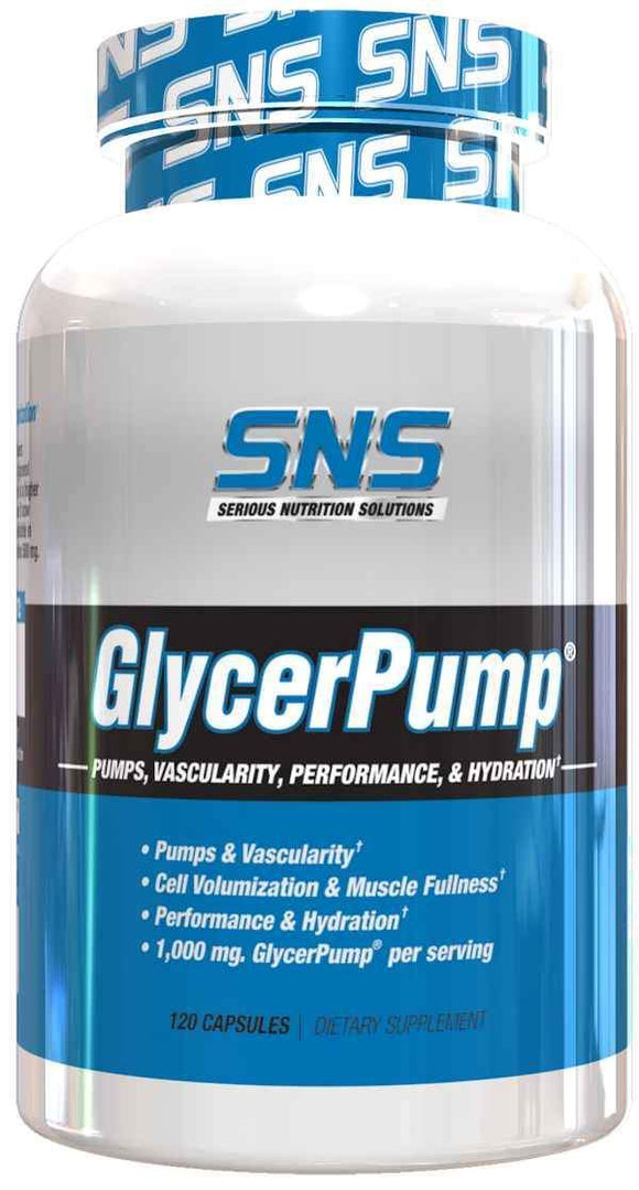 Serious Nutrition Solutions SNS GlycerPump 120 caps|Glycerol|Bodyandfitness.com