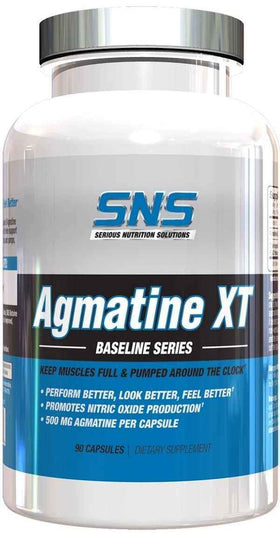 Serious Nutrition Solutions SNS Agmatine XT 90 Caps|Muscle Pumps|Bodyandfitness.com