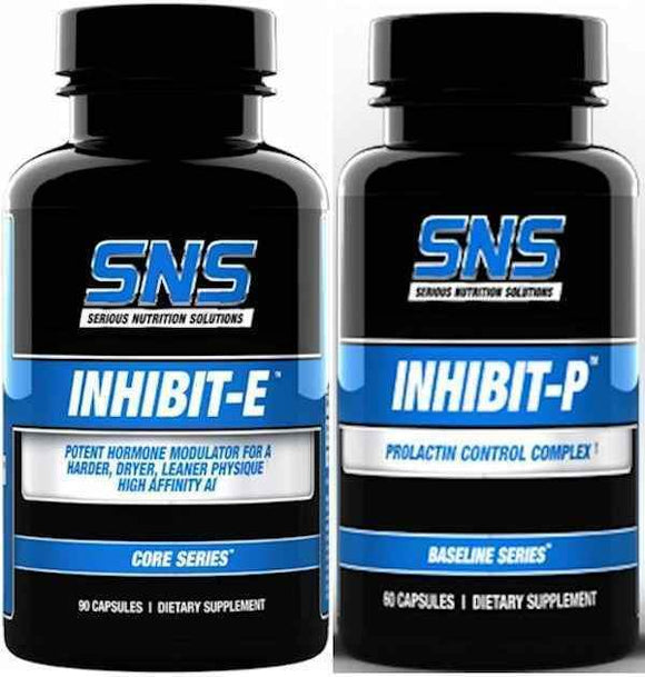 Serious Nutrition Solutions SNS Inhibit E and Inhibit P Stack|PCT|Bodyandfitness.com