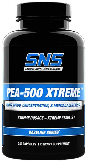 Serious Nutrition Solutions SNS PEA-500 Xtreme 240 caps|Phenylethylamine|Bodyandfitness.com