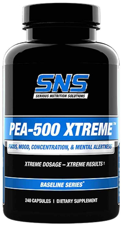 Serious Nutrition Solutions SNS PEA-500 Xtreme 240 caps|Phenylethylamine|Bodyandfitness.com