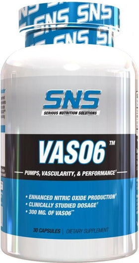 Serious Nutrition Solutions VasO6 Pumps 30 Caps|Vaso6|Bodyandfitness.com