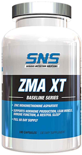 Serious Nutrition Solutions SNS ZMA XT 180 caps.|ZMA|Bodyandfitness.com