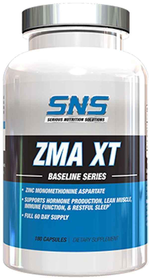Serious Nutrition Solutions SNS ZMA XT 180 caps.|ZMA|Bodyandfitness.com