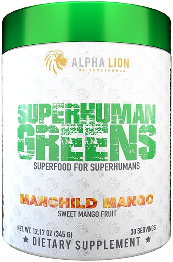 Alpha Lion SuperHuman Greens 30 Servings|Greens - Superfoods|Bodyandfitness.com