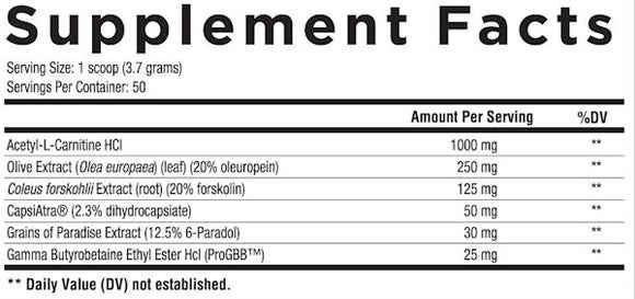 Core Nutritionals Shred Powder Pre-Workout 50 Servings|Fat Burner|Bodyandfitness.com