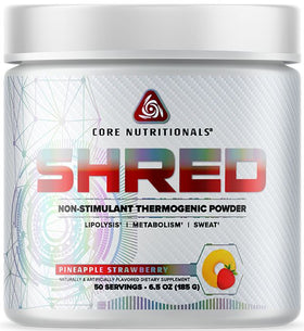 Core Nutritionals Shred Powder Pre-Workout 50 Servings|Fat Burner|Bodyandfitness.com