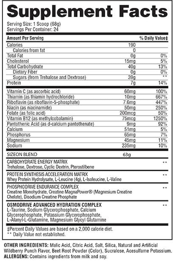 Gaspari Nutrition SizeOn Get Swole Get Big||Bodyandfitness.com