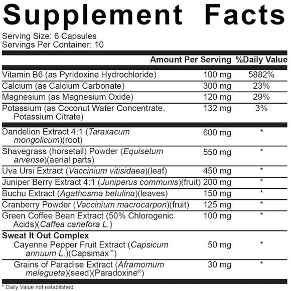 5% Nutrition Stage Ready Diuretic 60 Capsules|Diuretics|Bodyandfitness.com