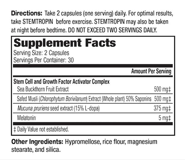 MuscleMeds Stemtropin fact