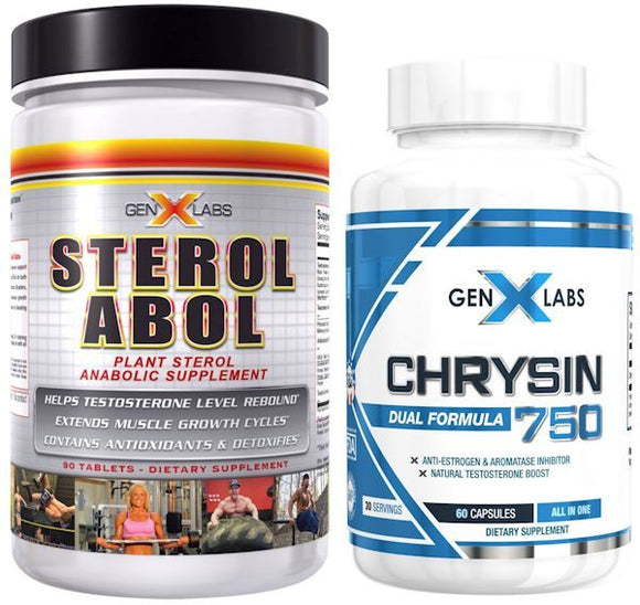 GenXLabs Off Cycle Support SterolAbol and Chrysin 750|Chrysin|Bodyandfitness.com