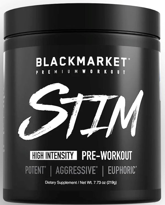 BlackMarket Labs Stim Pre-Workout|Fat Burner|Bodyandfitness.com