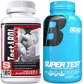 Beast Sports Nutrition Super Test 180 caps||Bodyandfitness.com