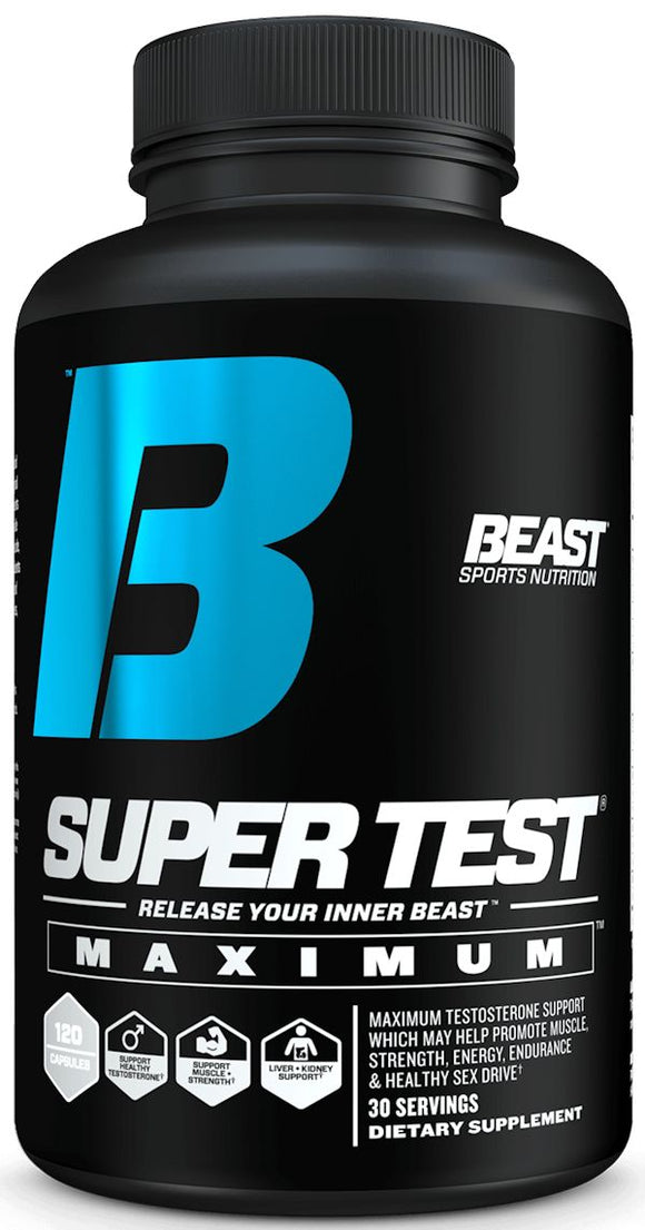 Beast Sports Nutrition Super Test Maximum|Test Booster|Bodyandfitness.com