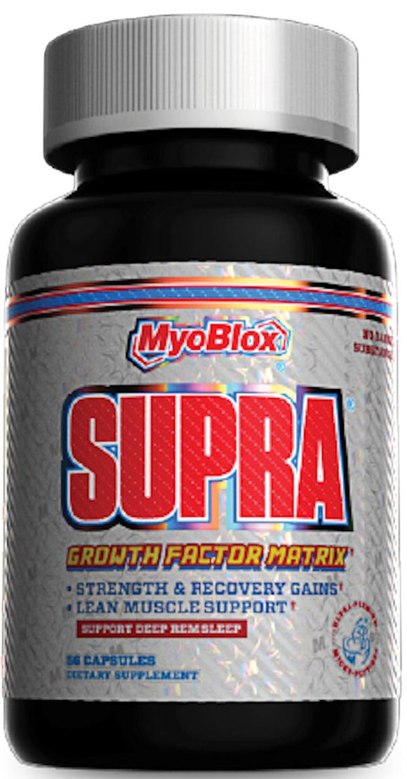 Myoblox Supra 56 capsules|Muscle Growth|Bodyandfitness.com