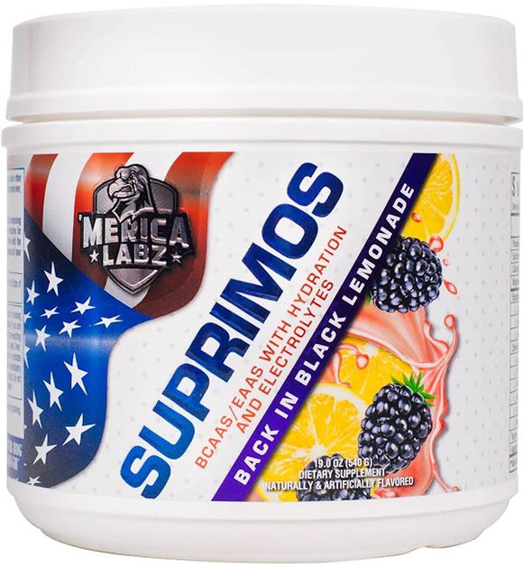 Merica Labz Suprimos 30 servings|Pre workout|Bodyandfitness.com
