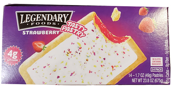 Legendary Foods Tasty Pastry Toaster Pastries (1.7oz 10 Pack)|Health Food|Bodyandfitness.com