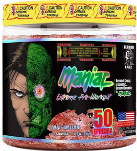 Terror Labz Maniac 30 servings|Pre-Workout|Bodyandfitness.com