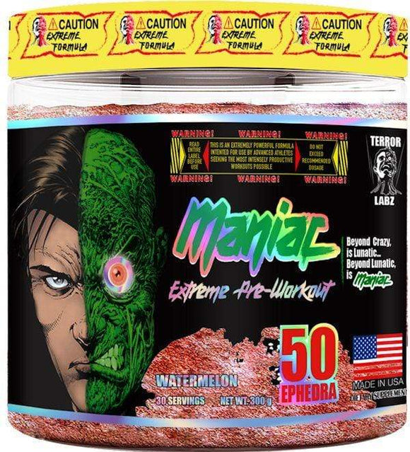 Terror Labz Maniac 30 servings|Pre-Workout|Bodyandfitness.com
