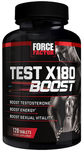 Force Factor Test X180 Boost 120 Tabs||Bodyandfitness.com