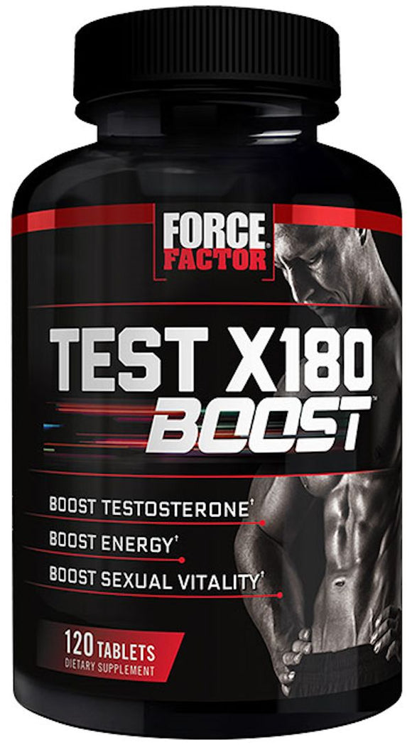 Force Factor Test X180 Boost 120 Tabs||Bodyandfitness.com