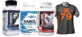 GenXLabs Ultimate Mass Muscle Builder Stack w/ FREE Muscle Tank Top|Test Booster|Bodyandfitness.com