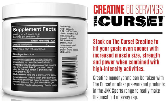 JNX Sports The Curse Creatine|Creatine|Bodyandfitness.com