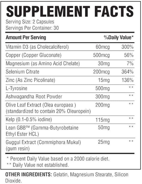 Condemned Labz Thyrogenic Metabolism Support|Fat Burner|Bodyandfitness.com