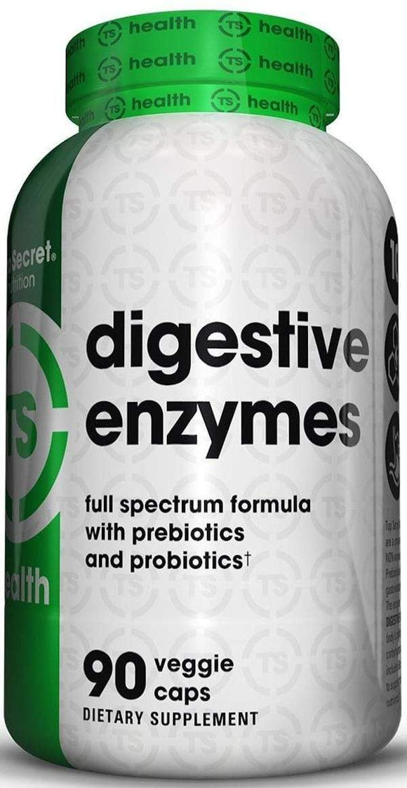 Top Secret Nutrition Digestive Enzymes 90 VCaps|Digestion|Bodyandfitness.com