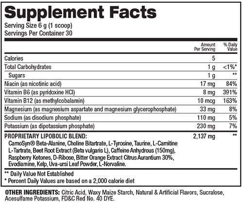 Top Secret Nutrition Cardio Igniter 30 servings||Bodyandfitness.com