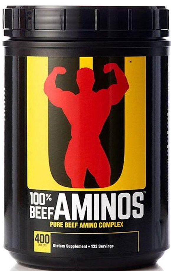 Universal Nutrition 100% Beef Aminos 400 tabs|Amino Acids|Bodyandfitness.com