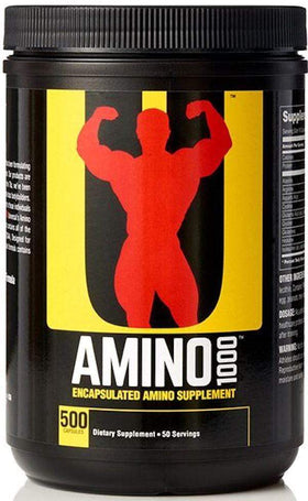 Universal Nutrition Amino 1000 500 Caps|Amino Acids|Bodyandfitness.com