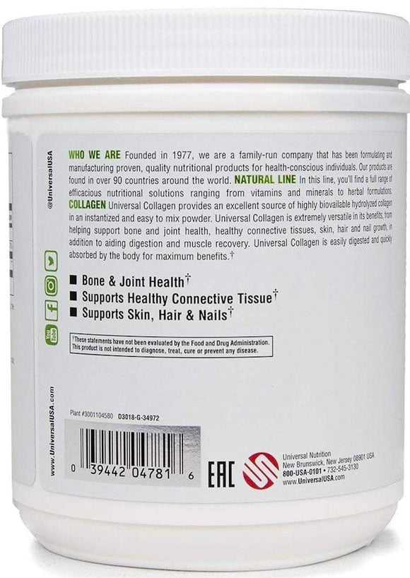 Universal Nutrition Collagen 60 servings|Collagen|Bodyandfitness.com