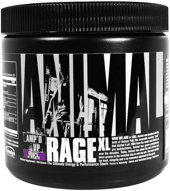 Universal Nutrition Animal Rage XL 30 servings|Muscle Pumps|Bodyandfitness.com