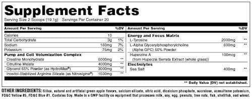 Universal Nutrition Animal Pump Pro Powder 20 servings||Bodyandfitness.com