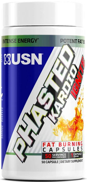 USN pHasted Kardio Ignite 50 caplets||Bodyandfitness.com