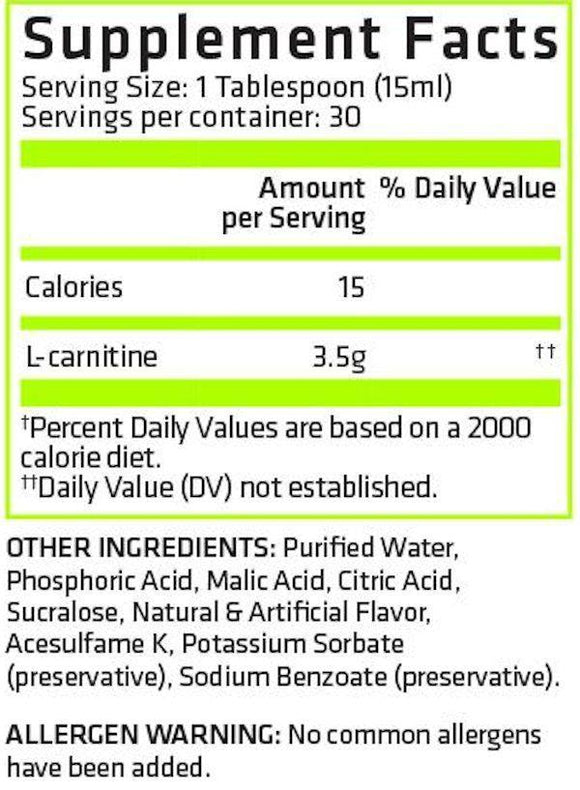 USN L-Carnicut 3500 Liquid 30 servings|Fat Burner|Bodyandfitness.com