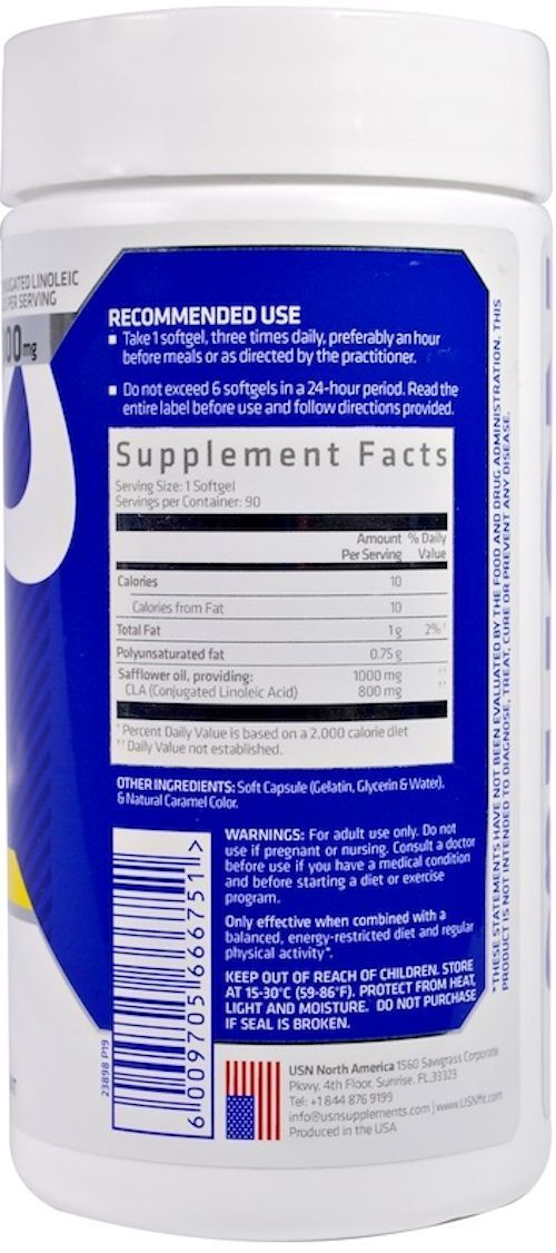 USN CLA Pure 1000 90 softgel
