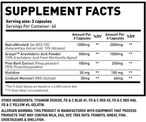 Man Sports VasoJet Muscle Pumps 120 Caps|Nitric Oxide|Bodyandfitness.com