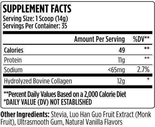 VMI Sports Collagen Peptides 35 servings||Bodyandfitness.com