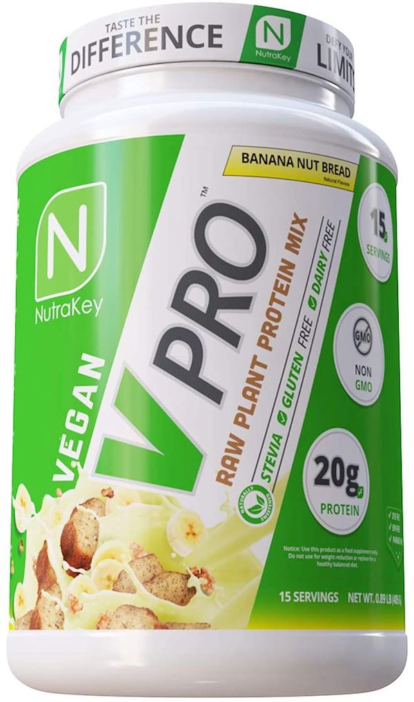 NutraKey V Pro 2lbs Plant Protein vanilla cookies