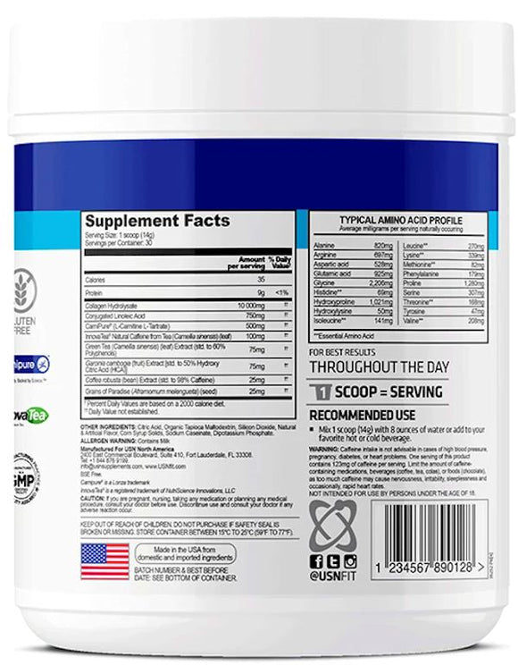 USN Weight Loss Collagen 30 servings||Bodyandfitness.com