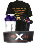 GenXLabs Weight Training Deal with FREE T-Shirt|Weight Training Belt|Bodyandfitness.com