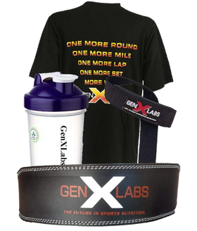 GenXLabs Weight Training Deal with FREE T-Shirt|Weight Training Belt|Bodyandfitness.com